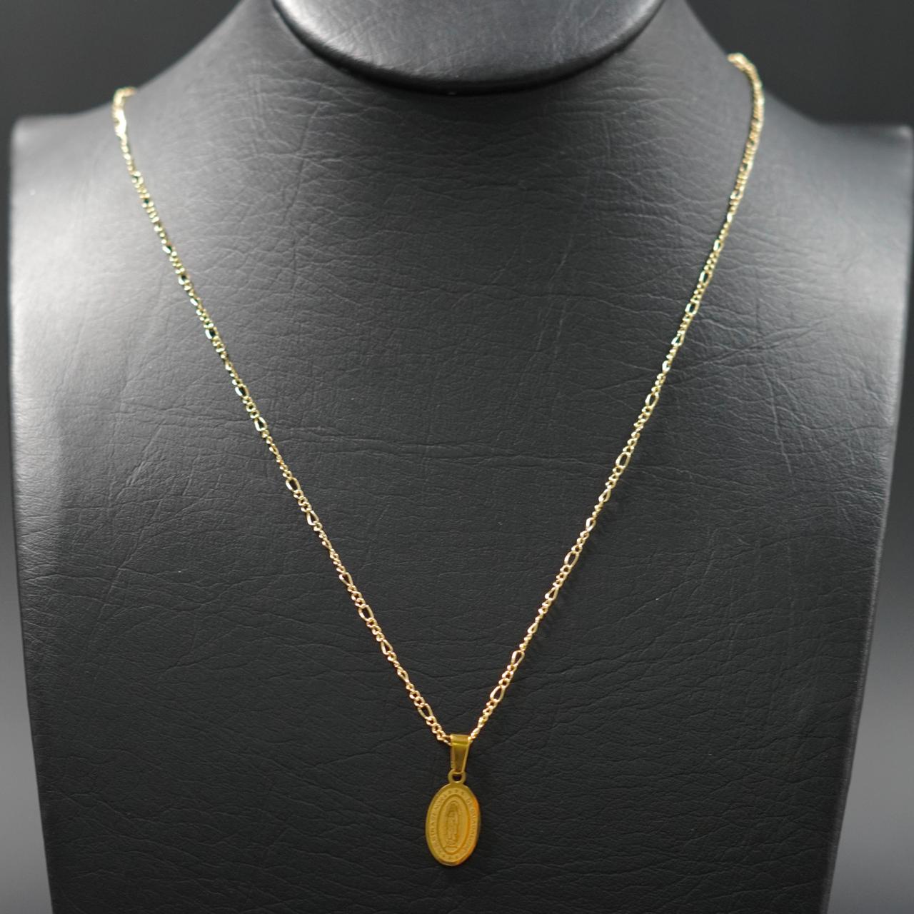 Miniatura 2 de Cadena-Dije Virgen Guadalupe Dorada Cart